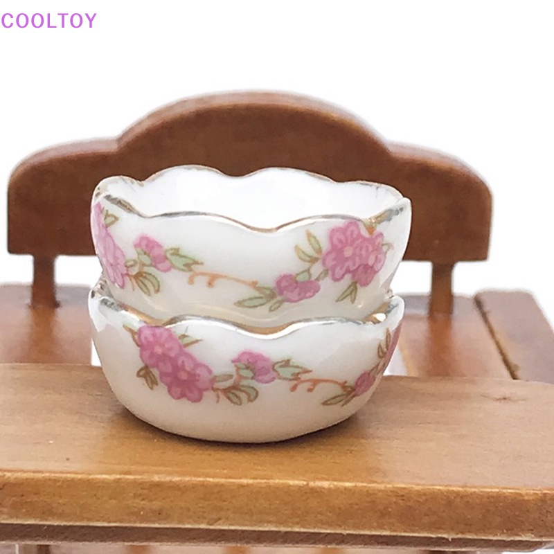 Mô Hình Đĩa Tráng Miệng 1: 12 Dùng Để Trang Trí Nhà Búp Bê