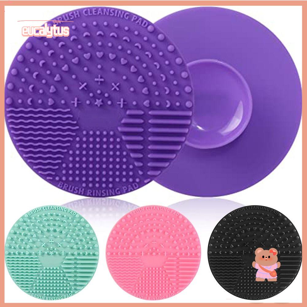 Bộ 2 Dụng Cụ Vệ Sinh Cọ Trang Điểm Có Giác Hút Tiện Dụng