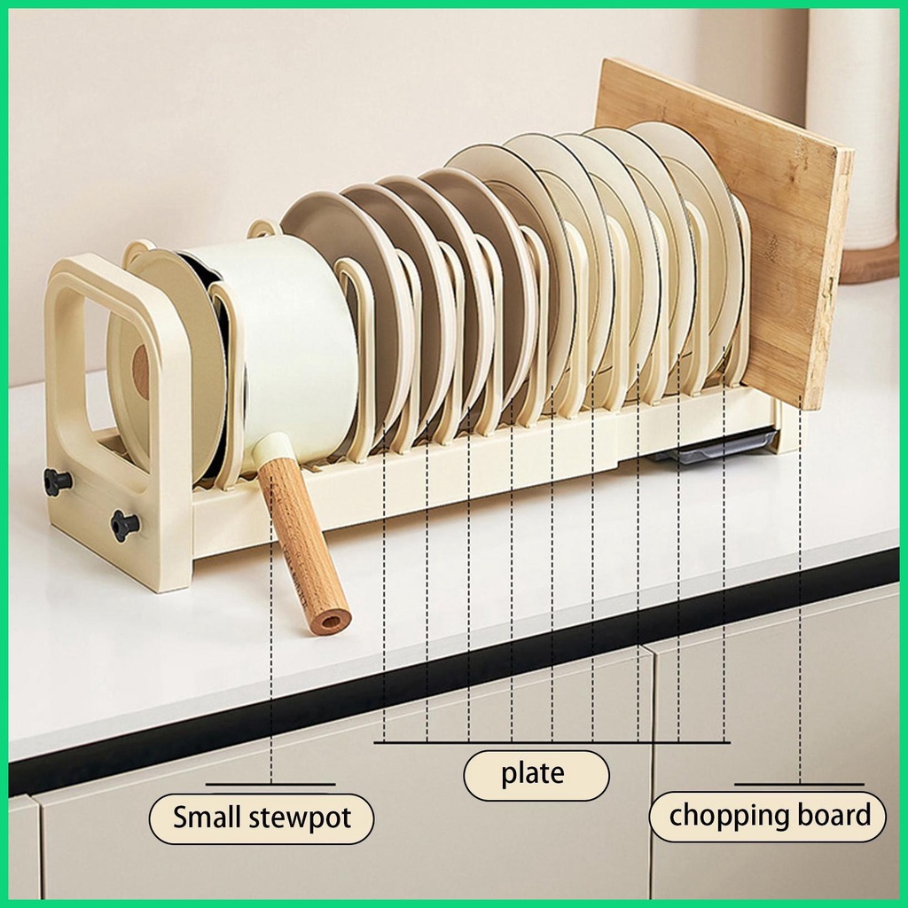 Giá Để Chén Dĩa Ráo Nước Có Thể Xếp Chồng Tiện Dụng Cho Nhà Bếp
