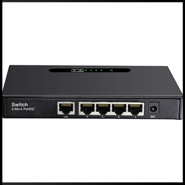 Bộ Chia Mạng Gigabit Để Bàn 2500 / 1000mbps 2.5g 4 Đầu Vào 8 Pin
