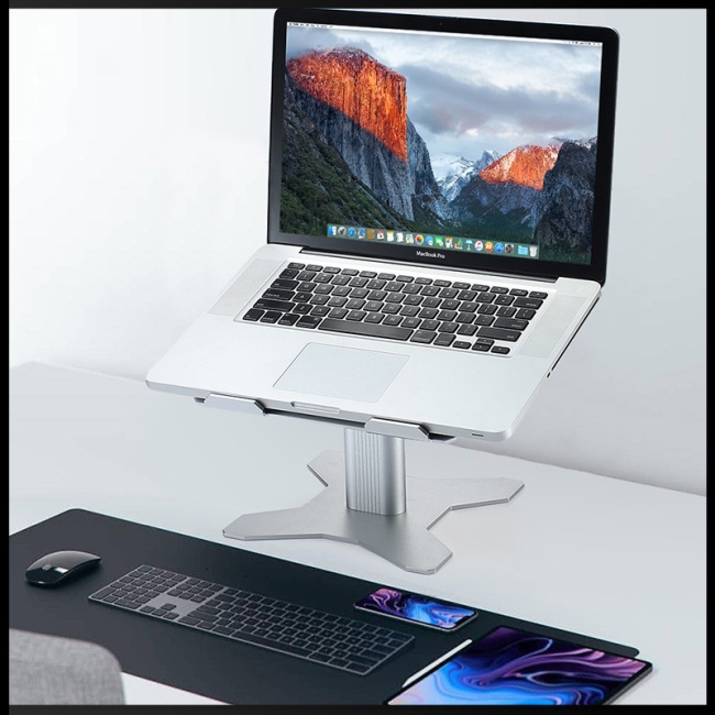 Giá Đỡ Laptop Bằng Hợp Kim Nhôm Chống Trượt Có Thể Điều Chỉnh