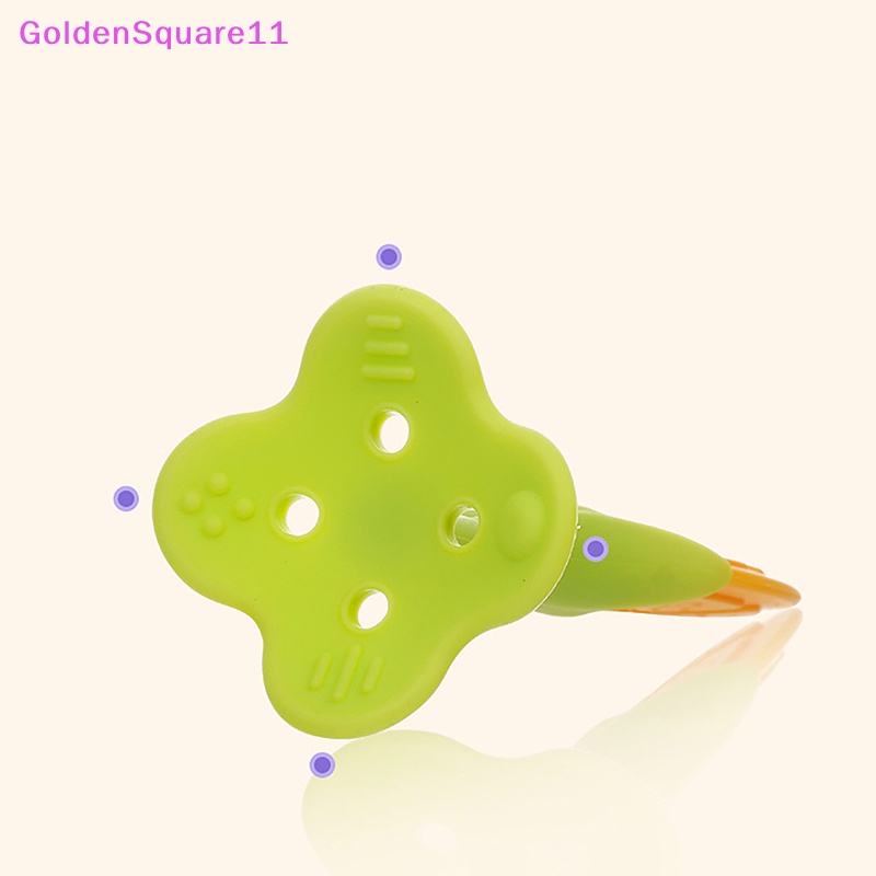 1 Vòng cổ Silicon Không Chứa BPA Họa Tiết Hoạt Hình Màu Vàng Kim Làm Quà Tặng Cho Bé Mọc Răng