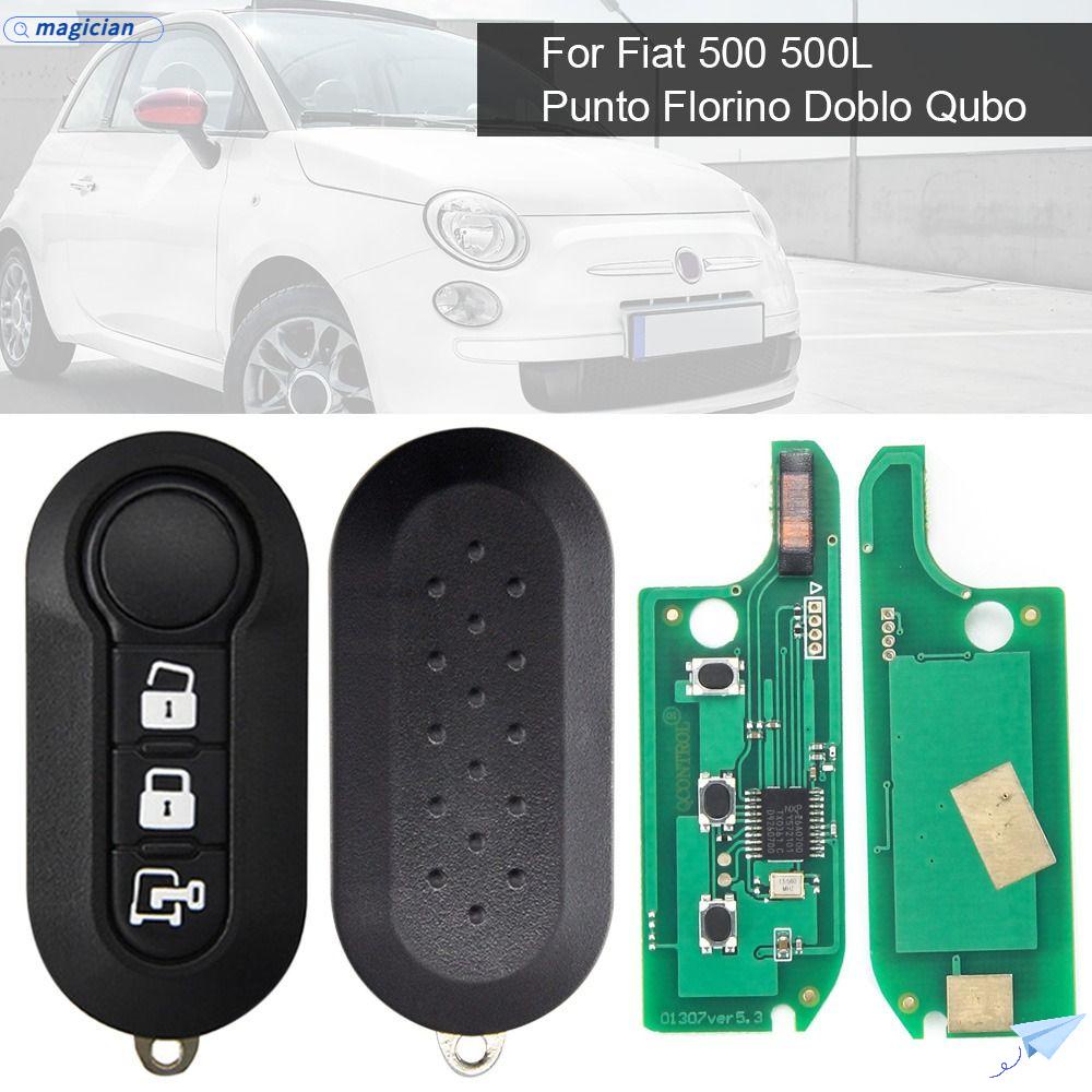 Chìa Khóa Điều Khiển Từ Xa 3 Nút 433Mhz ID46 Thay Thế Chuyên Dụng Cho Fiat 500 500L MPV Ducato