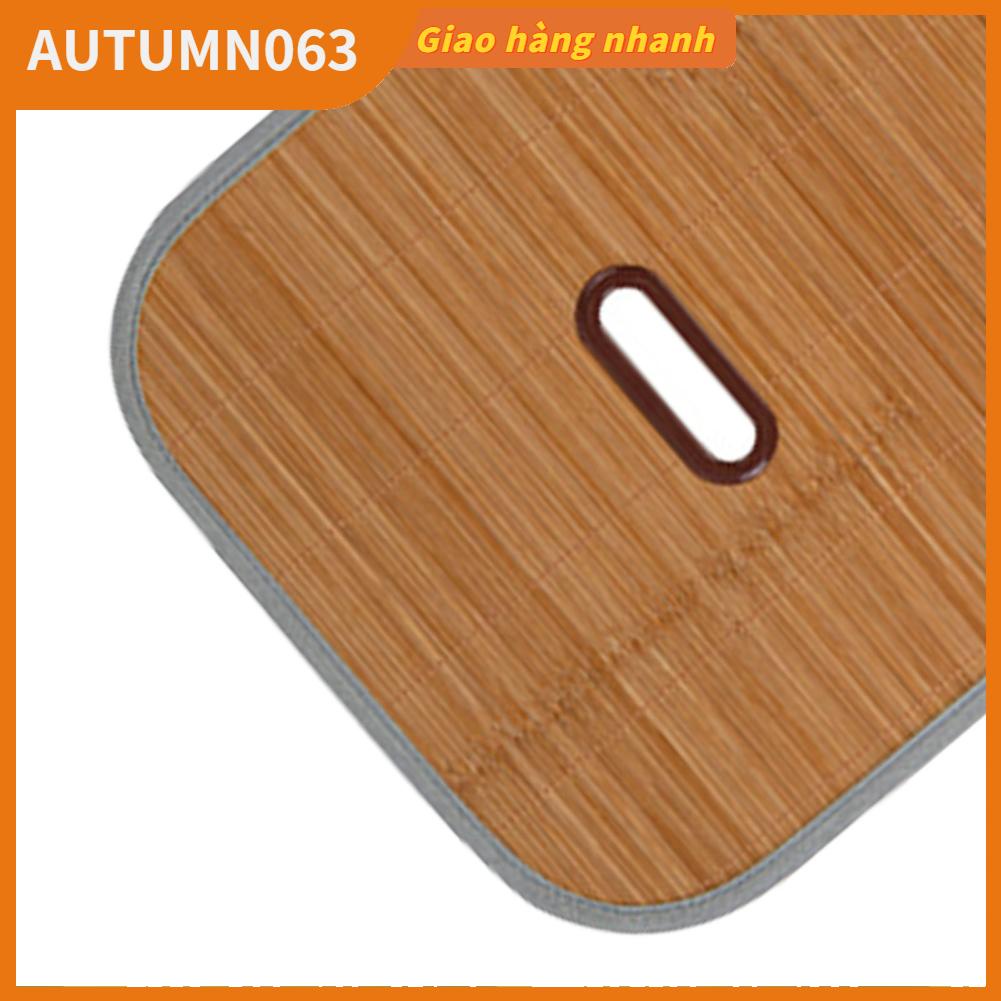 Autumn063 Xe Đẩy Cooler Pad Họa Tiết Dễ Thương Làm Mát Thảm Tre Đa Năng Thoáng Khí Miếng Lót Ghế
