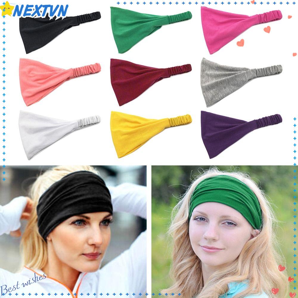 Set 3 Băng Đô Thể Thao Màu Sắc Đơn Giản Cho Nữ