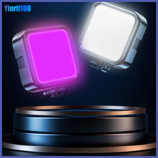 Đèn Chụp Ảnh Rgb Mini Cầm Tay Kèm Kẹp Tripod Tiện Dụng Cho Điện Thoại