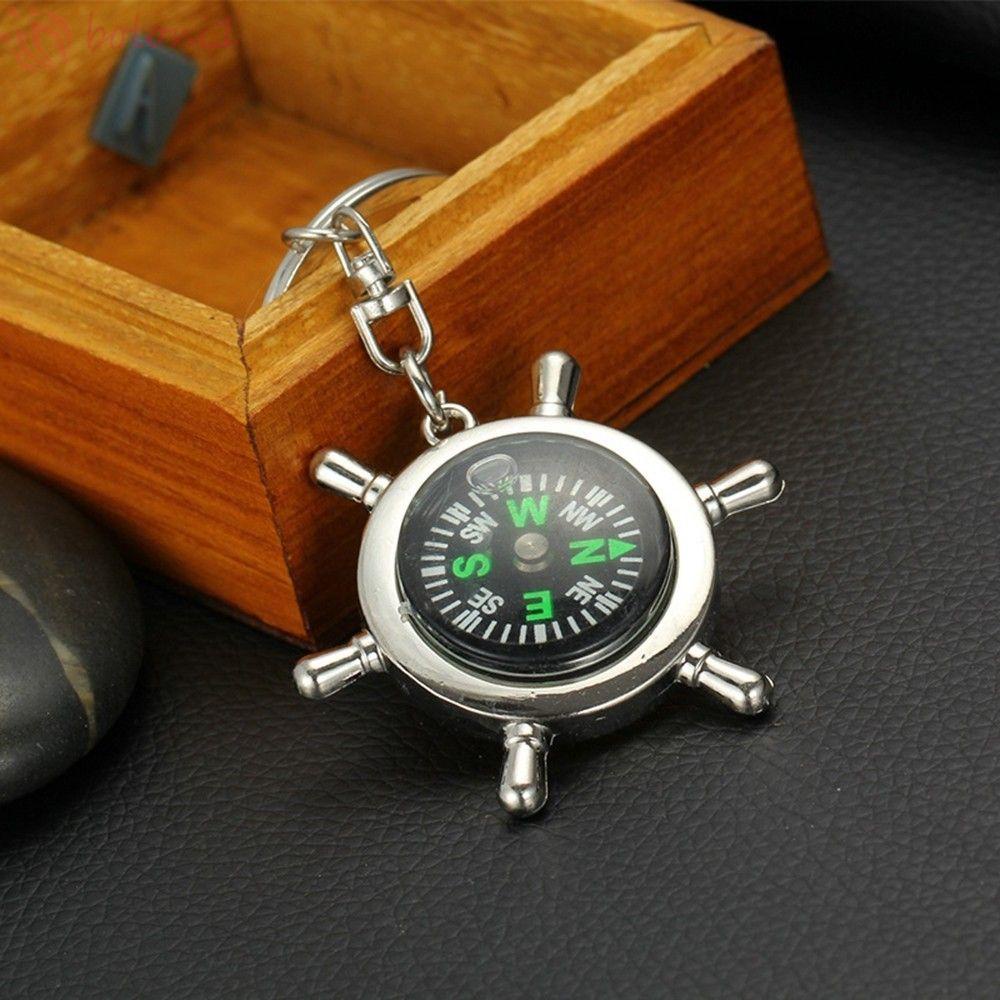 Móc Khóa Kim Loại Hình Bánh Lái Bánh Lái Thể Thao Sáng Tạo Thích Hợp Làm Quà Tặng Cho Nam