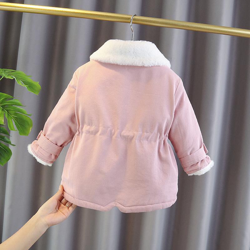 Áo Khoác cotton Dày Dặn Giữ Ấm Mùa Thu Đông Dành Cho Bé Gái