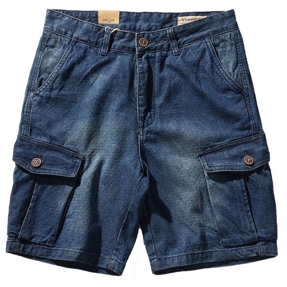 Madness MDNS WRUEI Quần Short Denim Thời Trang Đường Phố Dễ Phối Đồ Cho Nam