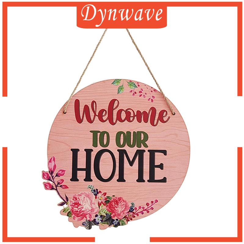 Biển Hiệu Chào Mừng Hình Tròn Dùng Trang Trí Cửa Trước