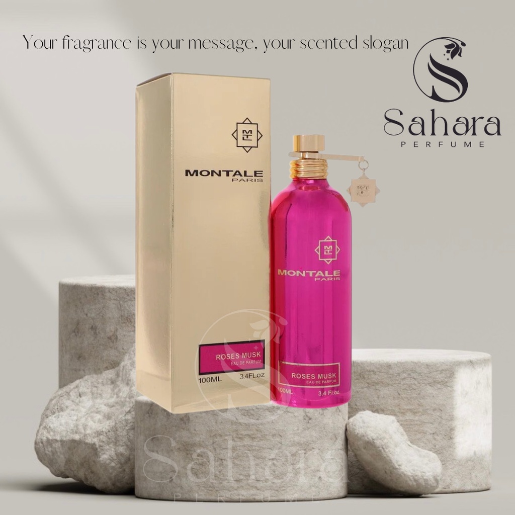 Montale Roses Musk EDP 100ml | Nước hoa nữ Montale hương hoa hồng quyến rũ | Sahara Perfume