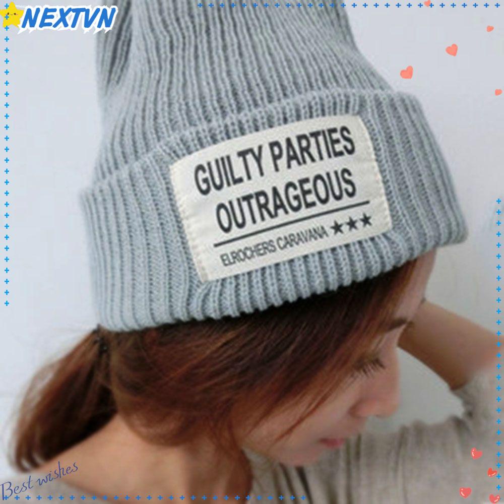 Mũ Beanie Dệt Kim Màu Trơn Dễ Thương Chất Lượng Cao Cho Nam Nữ