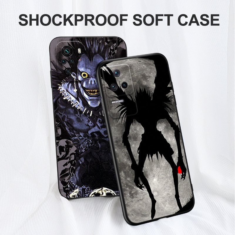 Ốp Điện Thoại Silicon Dẻo In Họa Tiết Hoạt Hình Death Note Cho Xiaomi POCO M4 X4 Pro 4G 5G GT