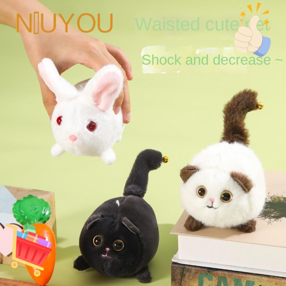 Móc Khóa Hình Thỏ Nhồi Bông Dễ Thương Cho Bé Gái