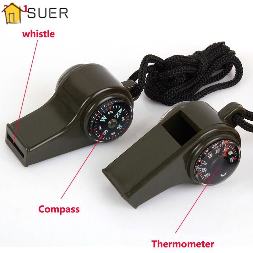 SUENIN Còi Sinh Tồn 3 Trong 1 Đa Năng Tiện Dụng Khi Đi Dã Ngoại