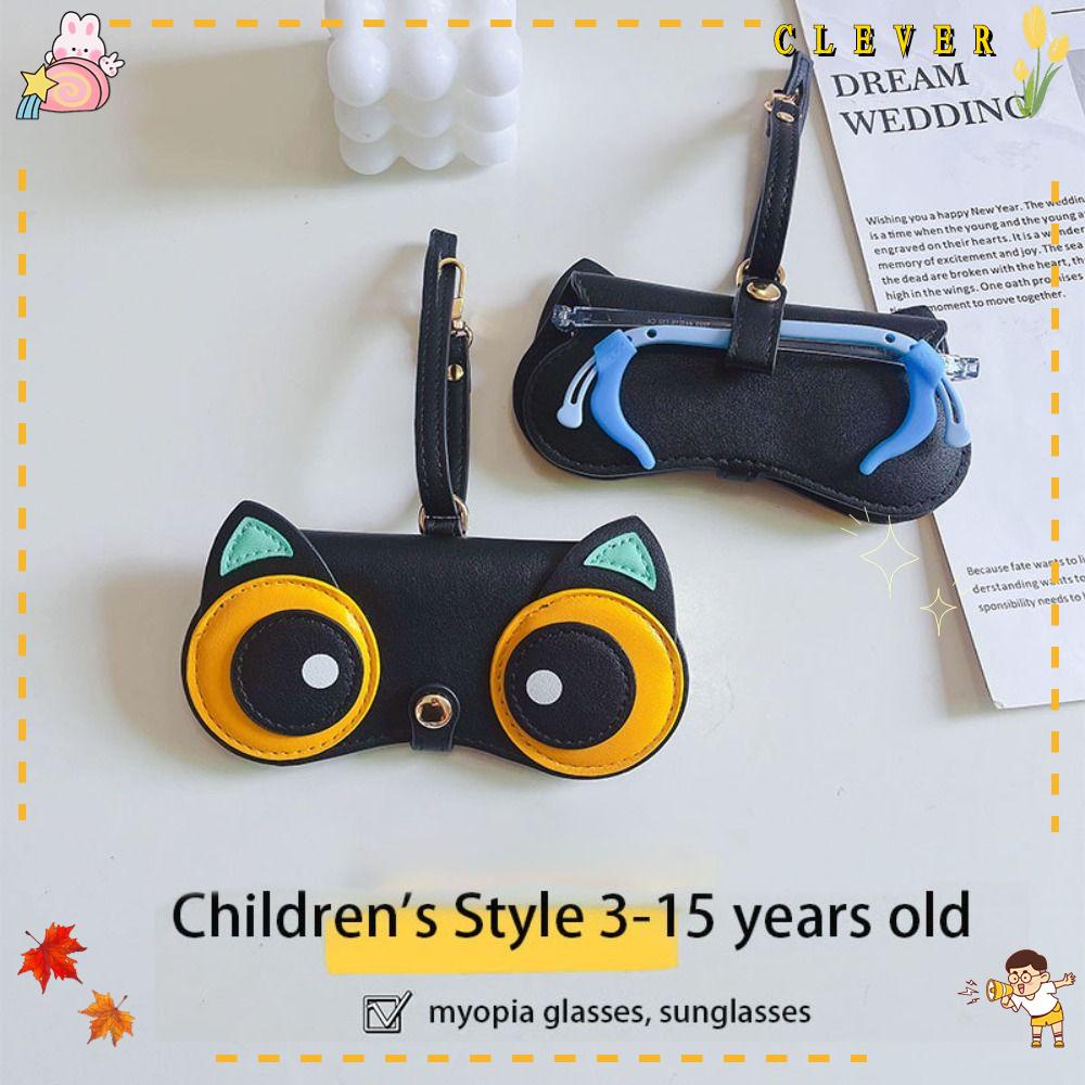 Hộp Đựng Mắt Kính Đọc Sách Bằng Da PU Thời Trang Cho Bé