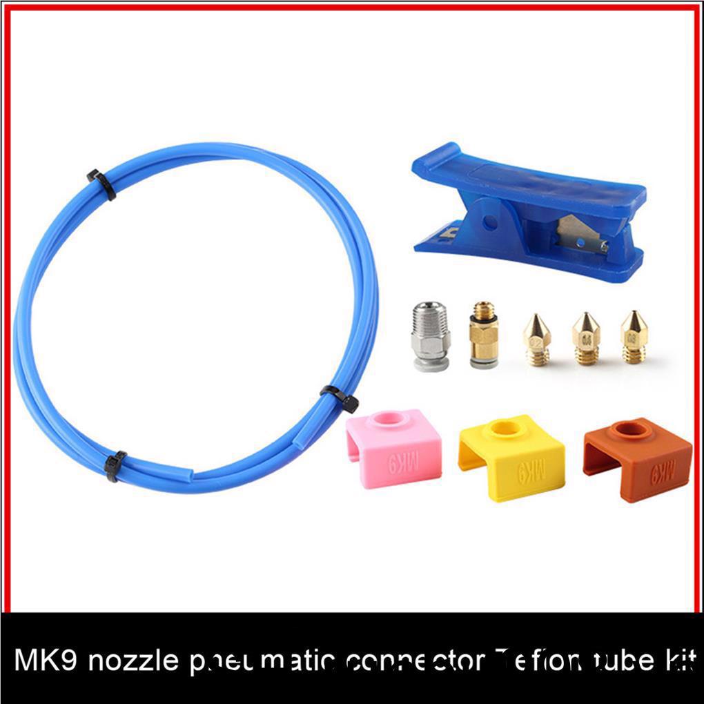 1 Bộ Vòi Phun MK9 Bowden PTFE Và Ống Khí Nén Cho Ender3 / 3Pro / 5 / 5Pro / 5Plus