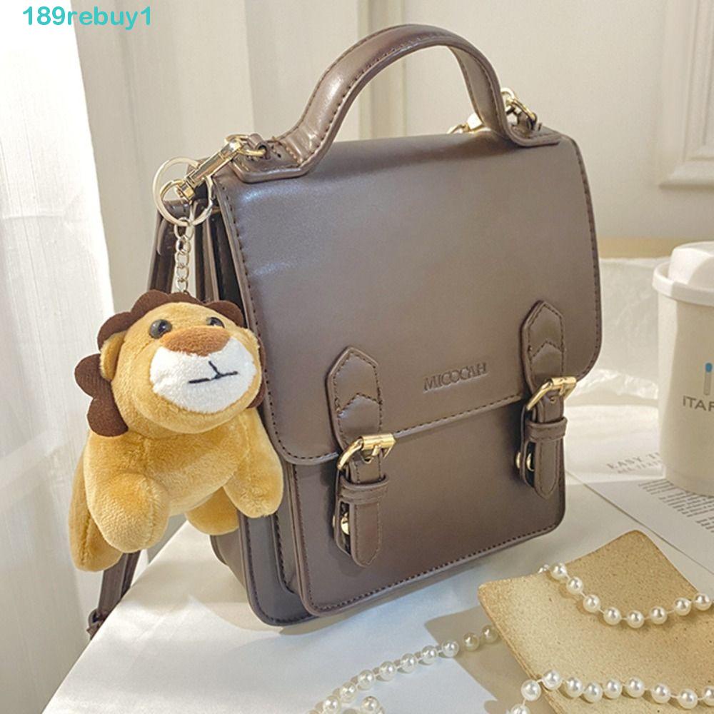 Rebuy1 Móc Khóa Búp Bê Nhồi Bông Khỉ Hoạt Hình Jungle Brother Voi Hổ Đồ Chơi Nhỏ