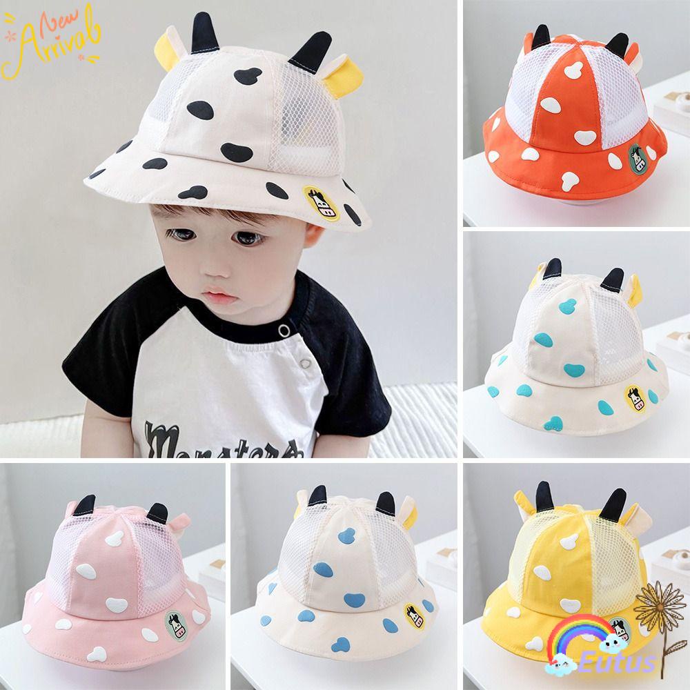 Nón Vành Fedora Phối Lưới Thoáng Khí Họa Tiết Hoạt Hình Thời Trang Đi Biển Unisex