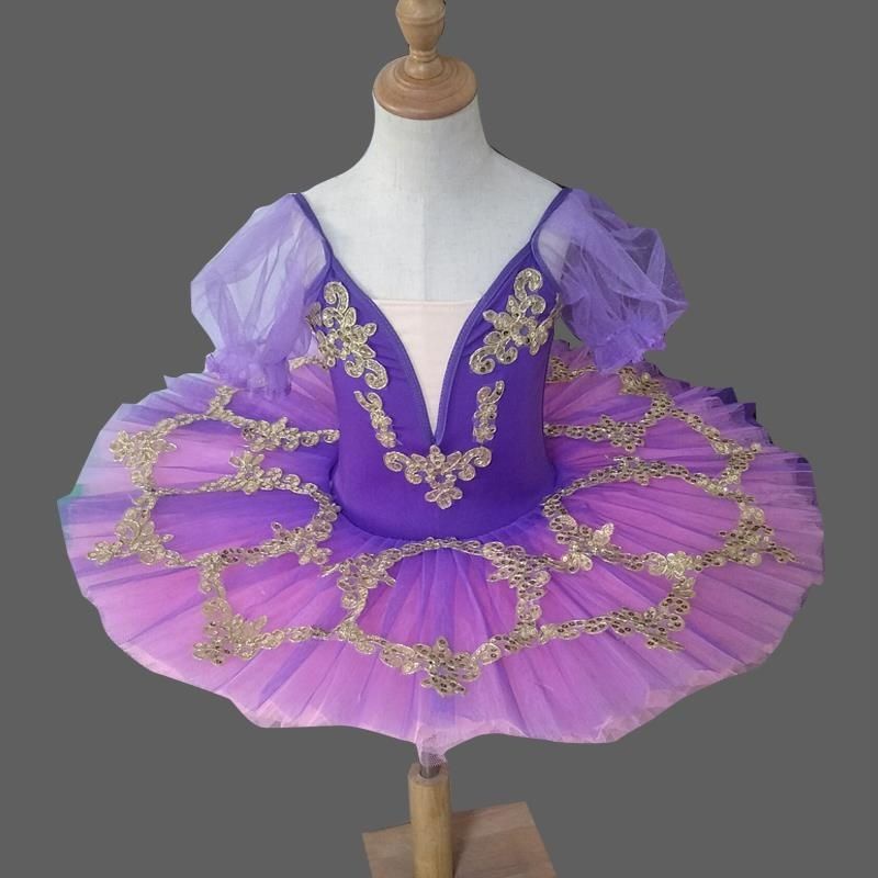 Đầm Múa Ballet Phối Lưới Hình Thiên Nga Nhỏ Dễ Thương Cho Bé Gái