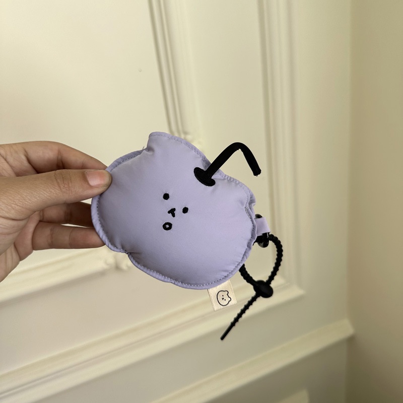 Vỏ Mềm Chống Sốc Bảo Vệ Hộp Sạc Tai Nghe AirPods Có Móc Khóa Hình Túi Đi Học