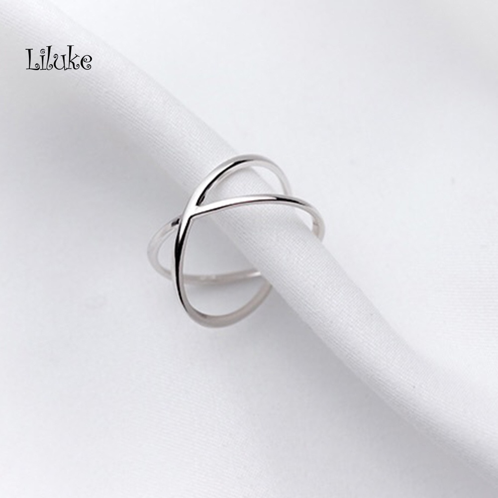 Nhẫn Hợp Kim Hở Kiểu Dáng Độc Đáo Thời Trang Cho Nữ