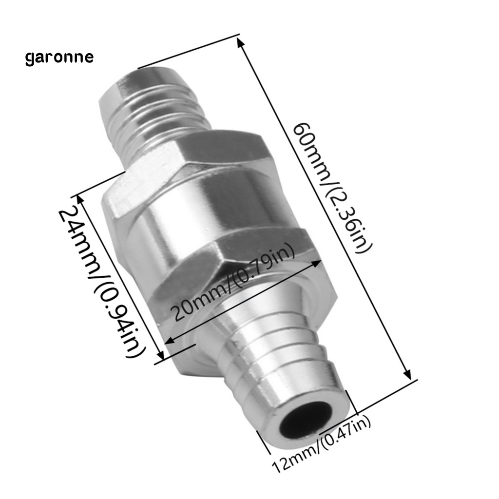 Van Kiểm Tra Nhiên Liệu Một Chiều Bằng Hợp Kim Nhôm Cho Xe Hơi