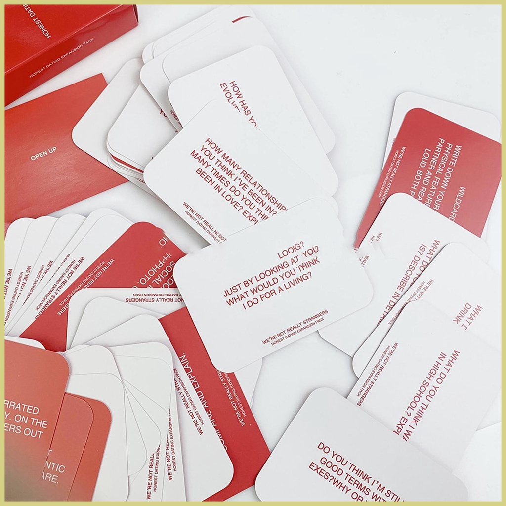 Bộ Thẻ Bài Trò Chơi 6 Lớp We 'Re Not Really Strangers Độc Đáo Thú Vị