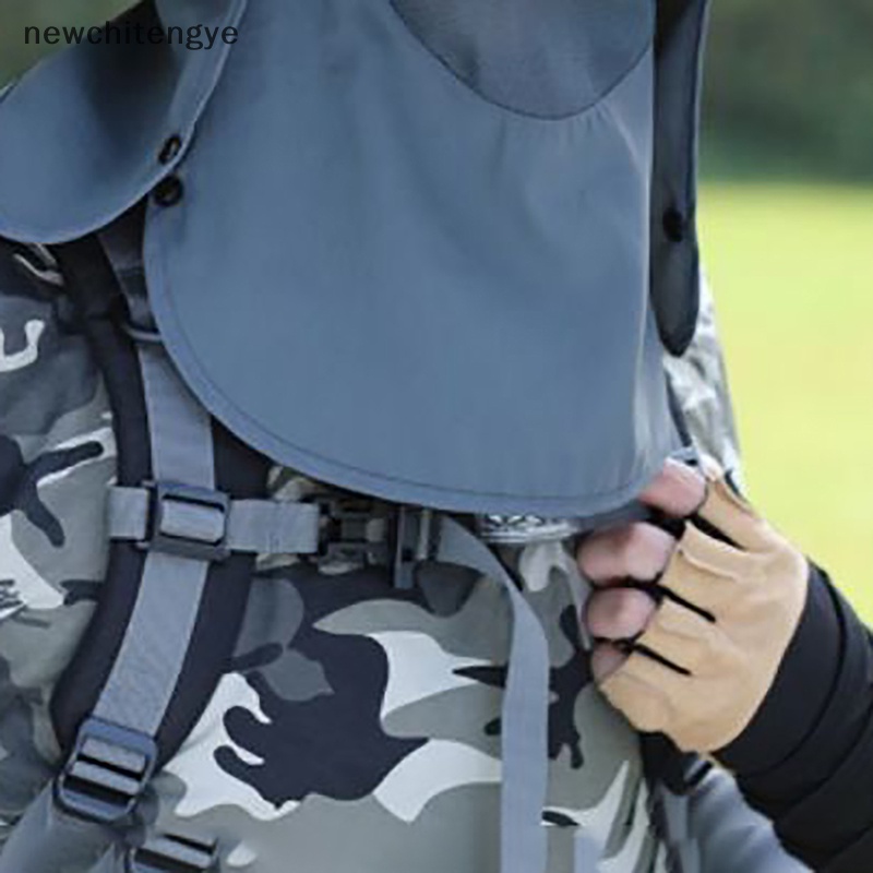 Mũ Vành Tròn Chống Nắng Chống Giọt Bắn Có Tấm Che Mặt Và Cổ Đa Hướng