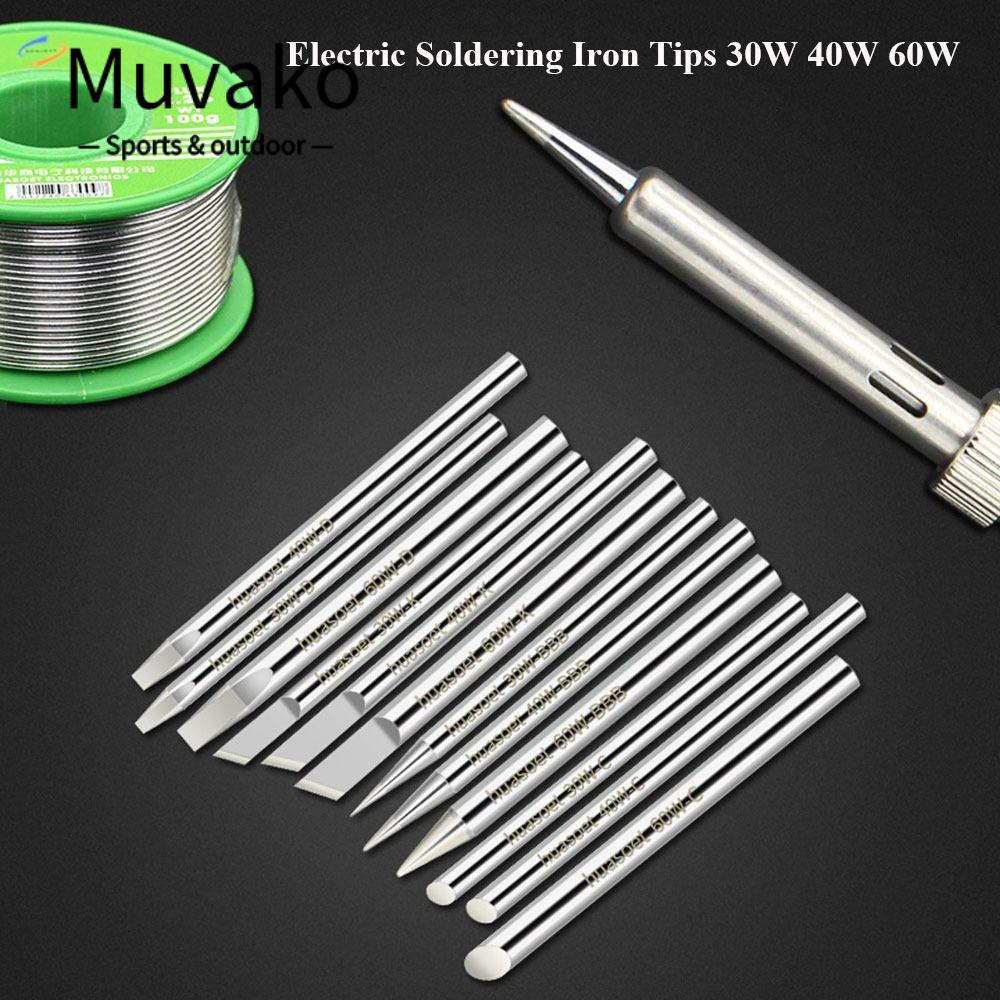 MUVAKO Mũi Hàn Sắt 30W 40W 60W 3.5 / 4.5 / 5.5mm Thay Thế Chuyên Dụng