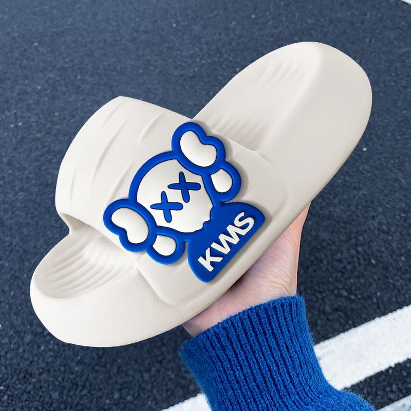 Dép Đi Trong Nhà Đế Dày Khử Mùi Chống Trượt Thiết Kế Hoạt Hình Thời Trang Cho Cặp Đôi