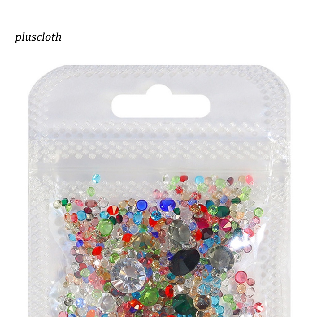 1 Túi Hạt Cườm Lấp Lánh Trang Trí Móng Tay Nghệ Thuật