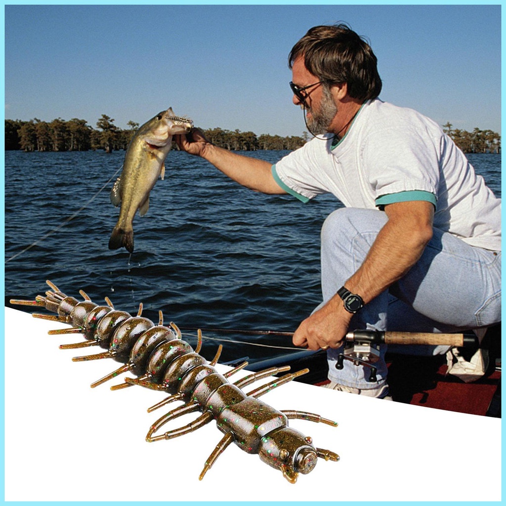 Set 8 / 20 Mồi Giả Nuốt Câu Cá Mềm Có Thể Tái Sử Dụng