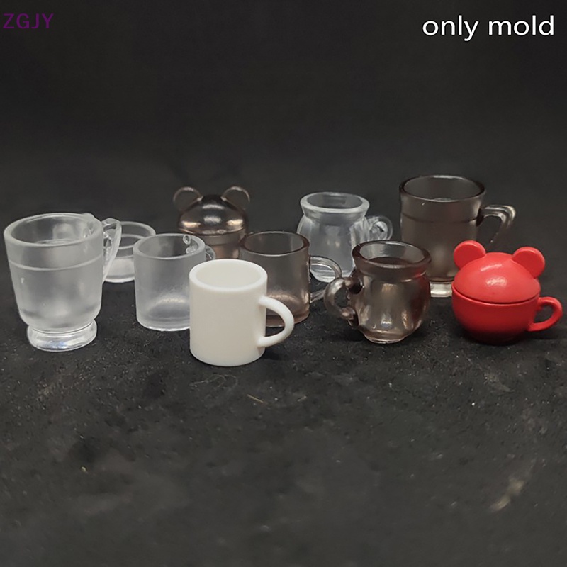 Bộ Ly Nước Đồ Chơi Bằng Silicon Cho Nhà Búp Bê Mới