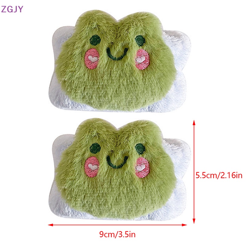 Bộ 2 Khăn Lau Mặt / Cổ Tay Bằng Sợi Micro Chống Nước Chống Bẩn Họa Tiết Hoạt Hình Dễ Thương Mới