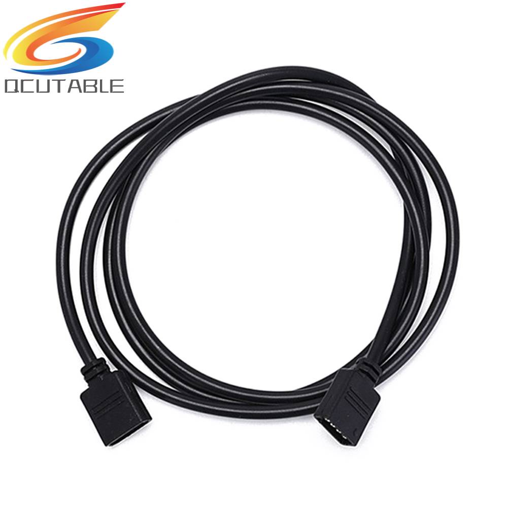 Cáp Nối Dài Đèn LED RGB 5050 3528 4Pin Màu Đen