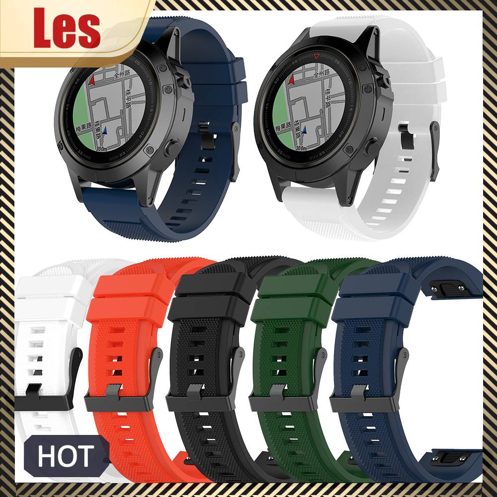 Dây Đeo Silicon 26mm Cho Đồng Hồ Thông Minh Garmin Fenix 6X / 5X / 5X Plus / 3 / 3 HR