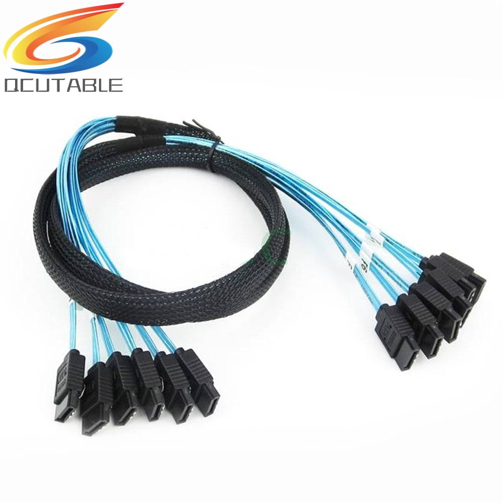 Cáp Dữ LiệU SATA III 6Gbps SAS Cho MáY Chủ SATA 7 Pin Sang SATA 7 Pin