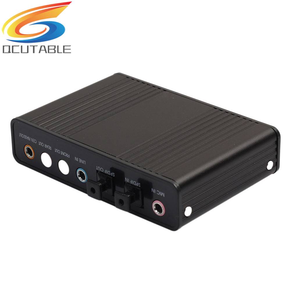 Thẻ Âm Thanh Quang Học USB 6 Kênh 5.1 Cho Notebook PC