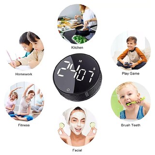 New LED Digital Countdown Magnetic Alarm Clock Kitchen Timer Cooking Stopwatch