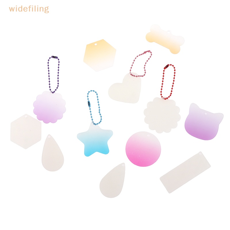 Set 5 / 10 / 15 Móc Khóa Trong Suốt Lấp Lánh Diy