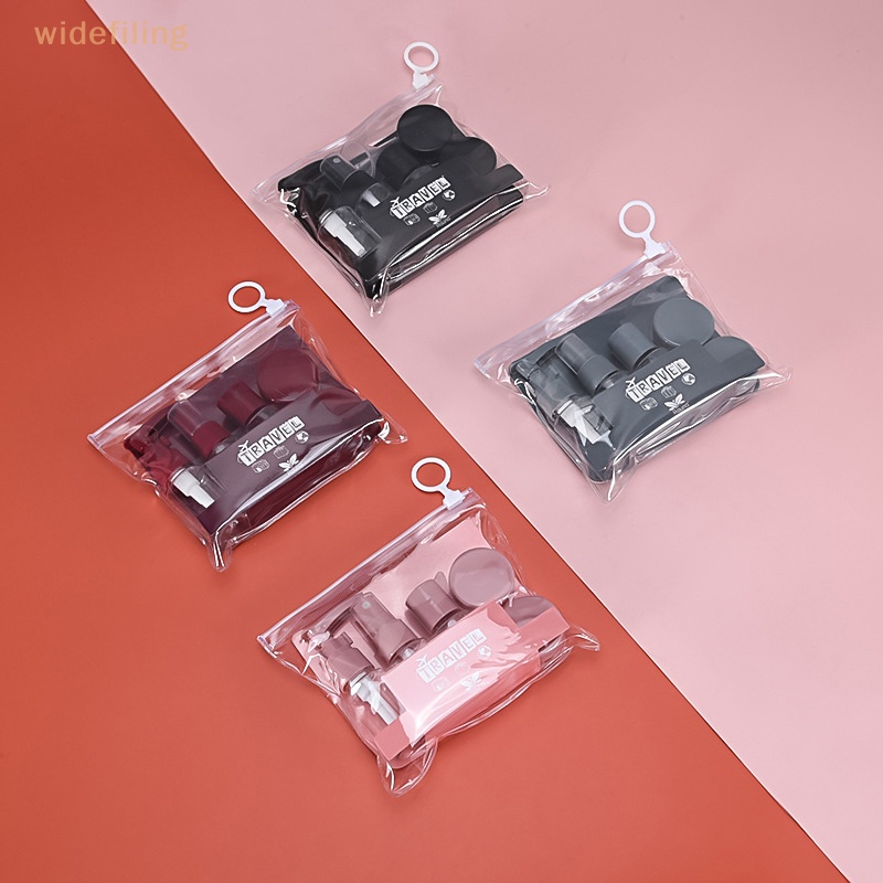 Set 5 / 8 Lọ Nhựa Rỗng Trong Suốt Mini Đựng Mỹ Phẩm Du Lịch Tiện Lợi