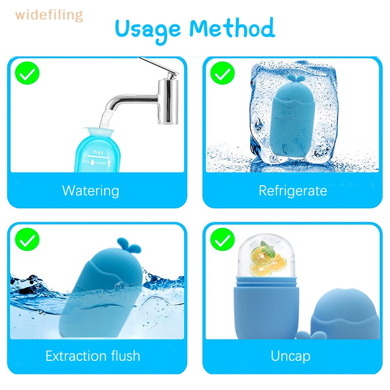 Cây Lăn Mát Xa Mặt Giảm Mụn Bằng Silicone Tiện Dụng