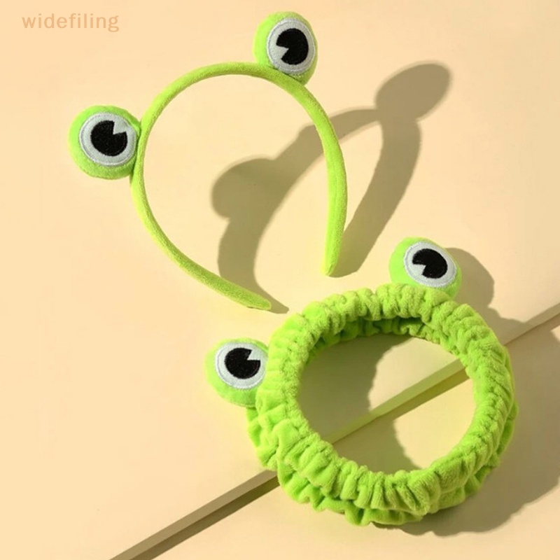 Băng đô cài tóc rửa mặt Bản Rộng Hình Chú Ếch Dễ Thương Vui Nhộn Phong Cách Hàn Quốc