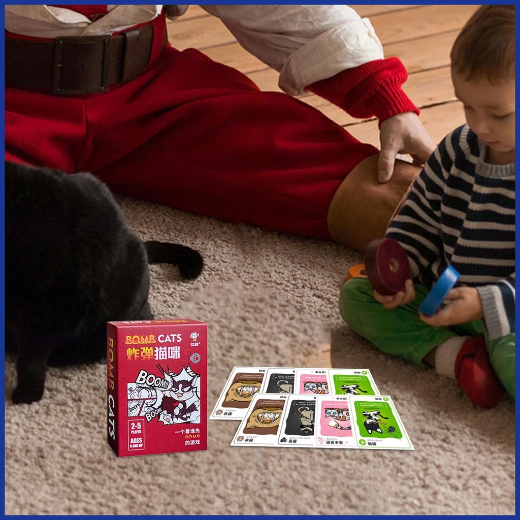 Bộ Thẻ Trò Chơi Mở Rộng 4 Phiên Bản Khác Nhau Cho Mèo