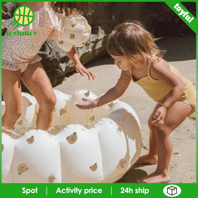 Bể bơi Bơm Hơi Bằng PVC Hình Cánh Hoa Dành Cho Trẻ Em