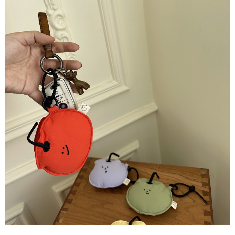 Vỏ Mềm Chống Sốc Bảo Vệ Hộp Sạc Tai Nghe AirPods Có Móc Khóa Hình Túi Đi Học