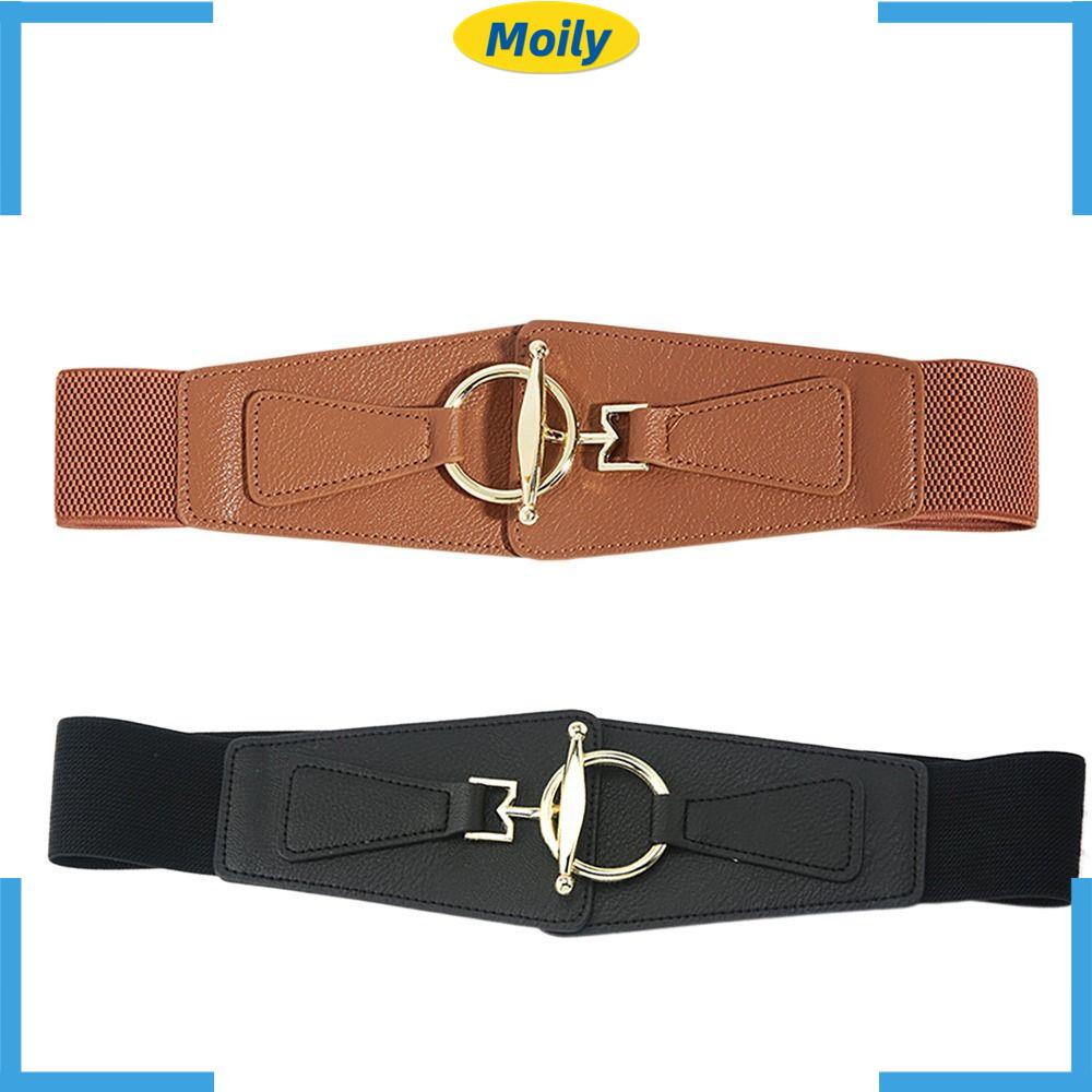Thắt Lưng Co Giãn Khóa Kim Loại Thời Trang Cho Nữ