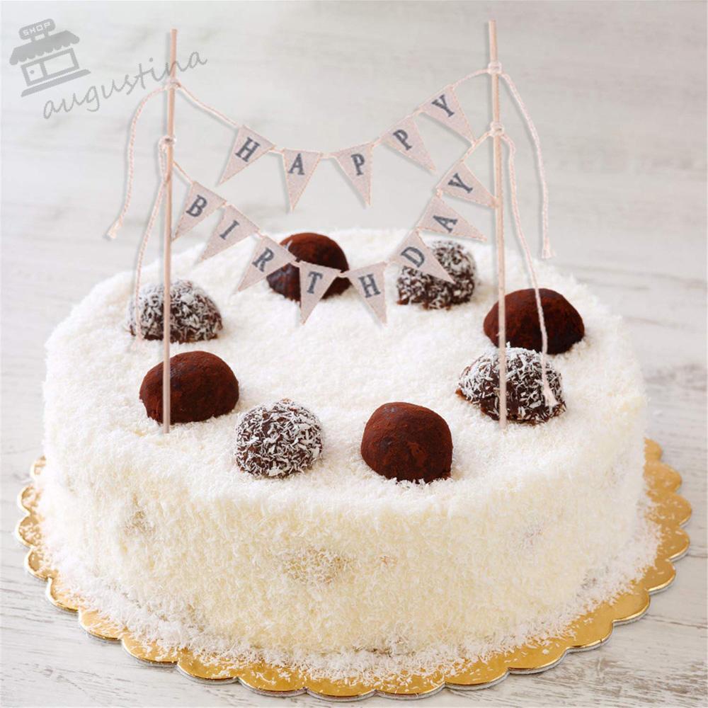 AUGUSTINA Topper Cắm Trang Trí Bánh Kem Hình Cờ Mỹ