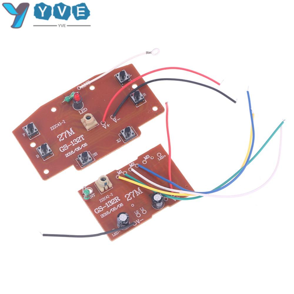 Bảng Mạch Truyền Nhận Tín Hiệu 6CH RC PCB 2.4G 27MHz Chất Lượng Cao Cho Xe Hơi Điều Khiển Từ Xa